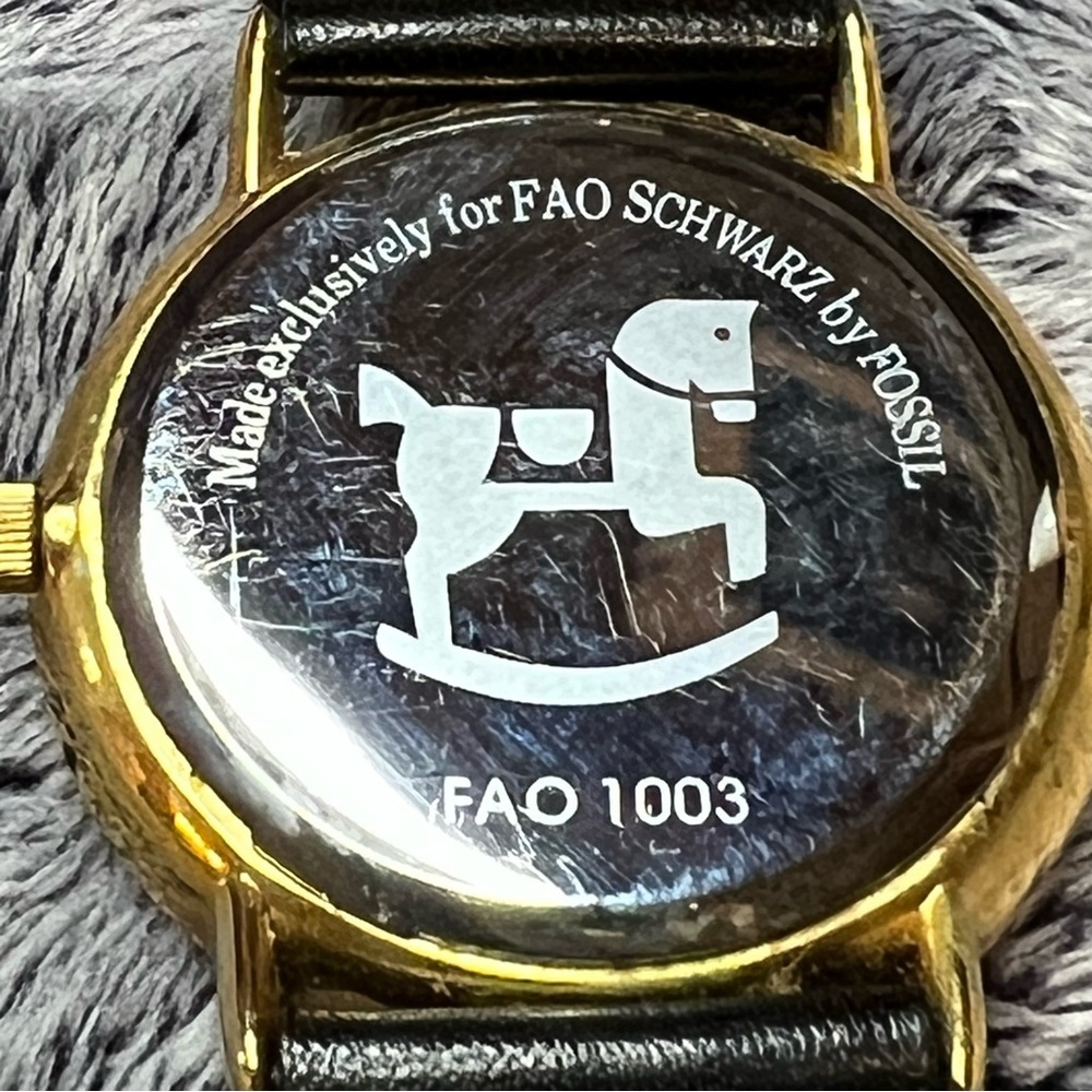 Rare FAO Schwarz by Fossil Limited Edition Moon Face Watch - Picture 9 of 9